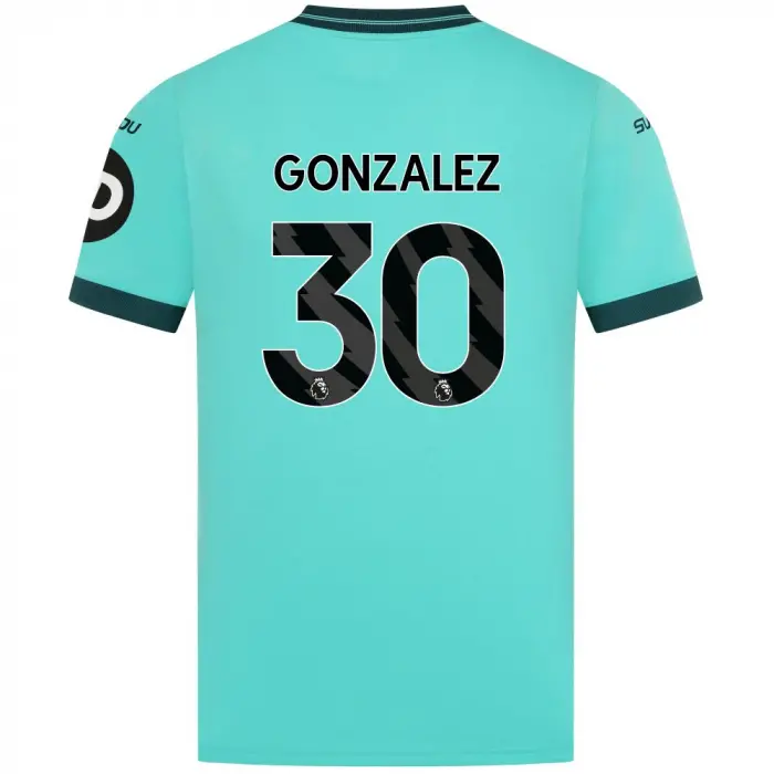 Wolverhampton Wanderers Store | Shop Official 2025-26 Wolves Away Shirt – Adult GONZALEZ 30 Wolves Gear
